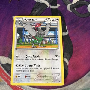 2015 Pokemon Roaring Skies Unfezant 80/108 NM/M