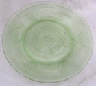 Uranium Depression Glass 6" Plate Vintage Green Bread and Butter — photo 1