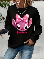 Maglione Disney simpatico punto con fiocco rosa Uniex 19