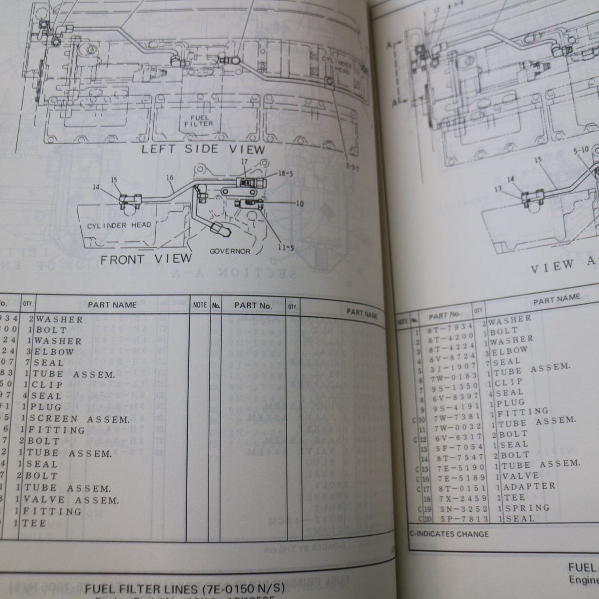 CAT Caterpillar E240B EL240B Crawler Excavator Parts Manual Book