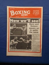 BOXING NEWS MARCH 1989 BENN v WATSON, BILLY WALSH, PAUL BUTTIMER, JOE LAWLOR 