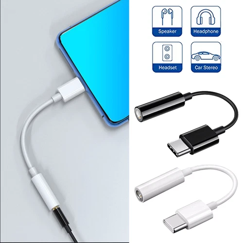 Usb C To 3.5mm Headphone Jack Adapter Usbc To Aux Audio Cable Compatible With  - Picture 1 of 19