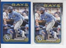 2 - 2024 Topps MANUEL MARGOT Blue + ASG All Star Game Foil Rays #347