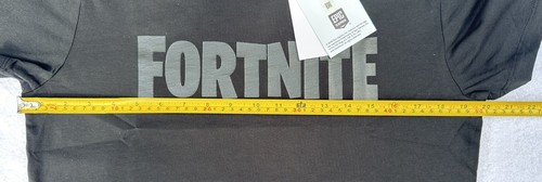 NEW Official Fortnite Mens Logo Short Sleeved T-Shirt Black Size M BNWT - Picture 7 of 8