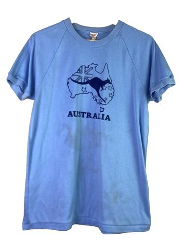 Australia Tourist T-Shirt Funny Green No Kangaroos In Austria Sz