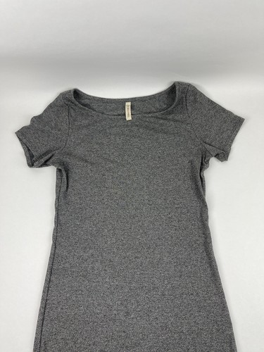 My Beloved Dress Womens Gray Round Neck