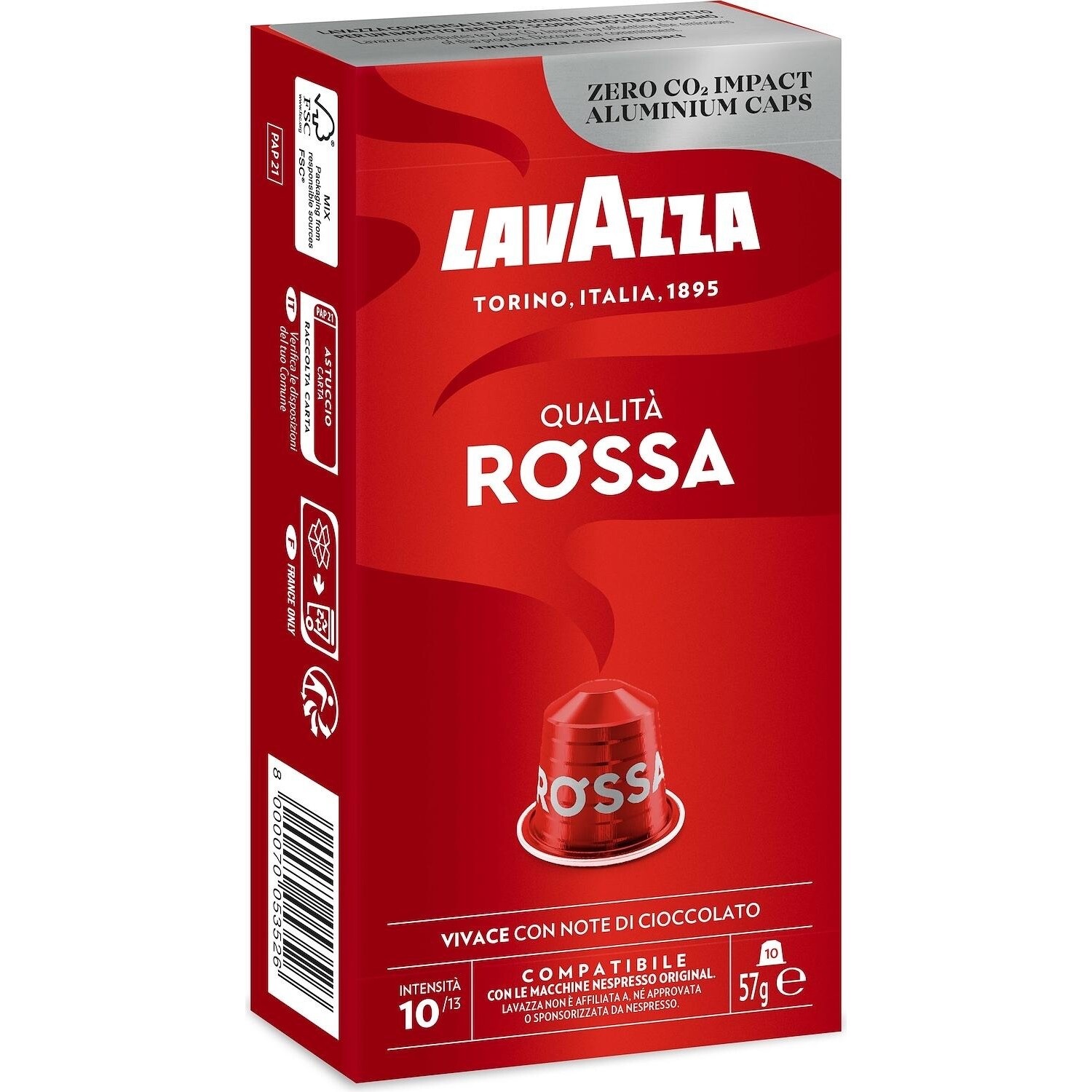 Energia Infinita: 300 Capsule Lavazza Rossa Nespresso in Alluminio