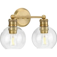   Progress Lighting P300050-163 Hansford 15-1/2" Vintage Bathroom Vanity Light