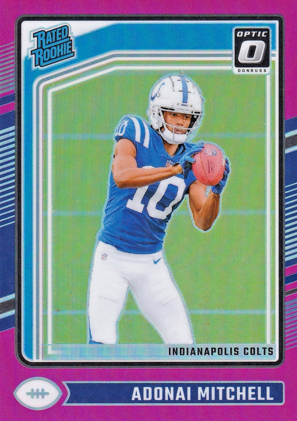 Panini Optic ADONAI 2024 MITCHELL Pink Prizm Rookie #203 Colts Prizm
