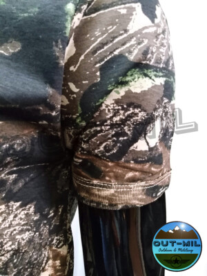 T-shirt MFH Stile Militare USA – Mimetica Woodland, 100% Cotone, Maniche Corte, Prodotta In Germania
