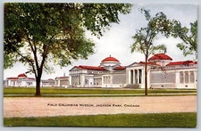Postcard Field Columbian Museum Jackson Park Chicago Illinois *6294