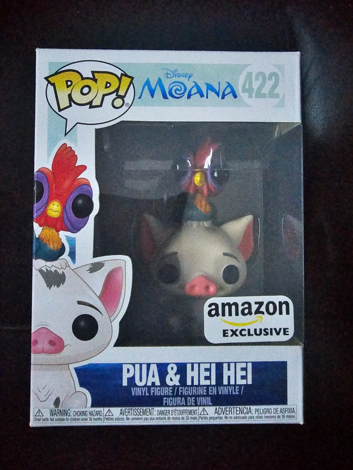 Funko Pop Moana Pua &Amp; Hei Hei Amazon Exclusive 422 Brand New In Box Fast Ship