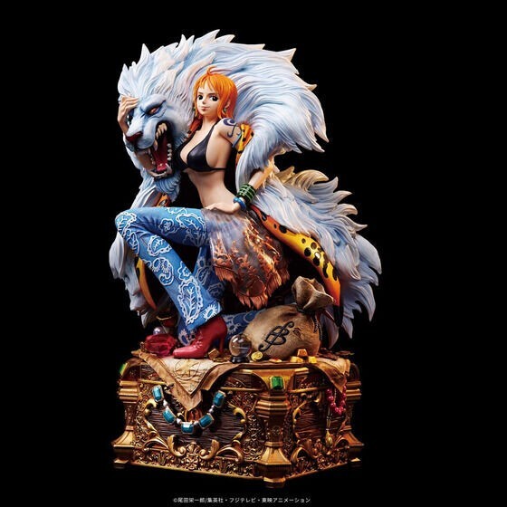 RARE One Piece Log Collection BIG Statue Series NAMI Figure