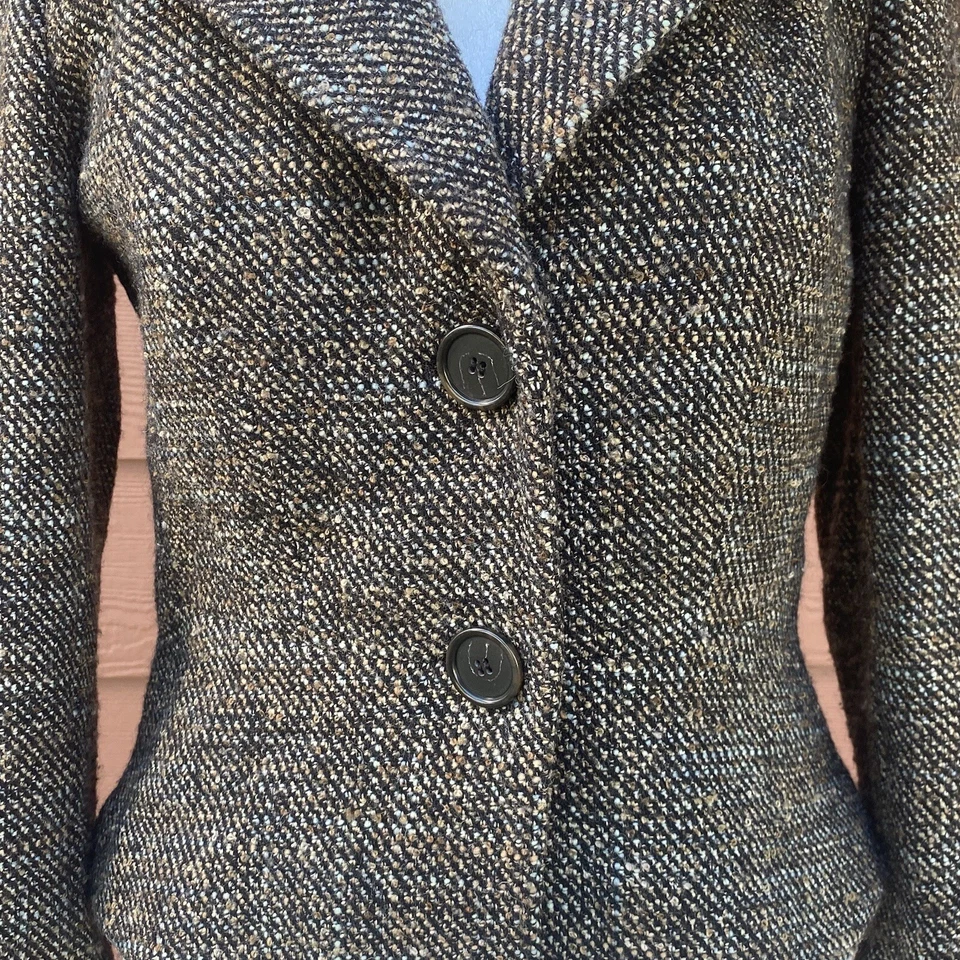 Abrigo Ann Taylor Mezcla Lana - Talla 0 Foto 3 de 4