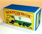 Matchbox Lesney No  25 BP Tanker Empty Repro E Box#