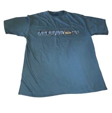 Newport Blue Fishing T-Shirt XX-Large 100% Cotton Open Season The Wait Is Over