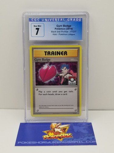 Gym Badge graded CGC 7 for sale on eBay