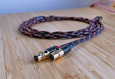 Litz OCC Pure Silver cable for Audeze LCD 2 4Z MX4 LCD3 LCD4 LCDX LCDXC TRS TRRS