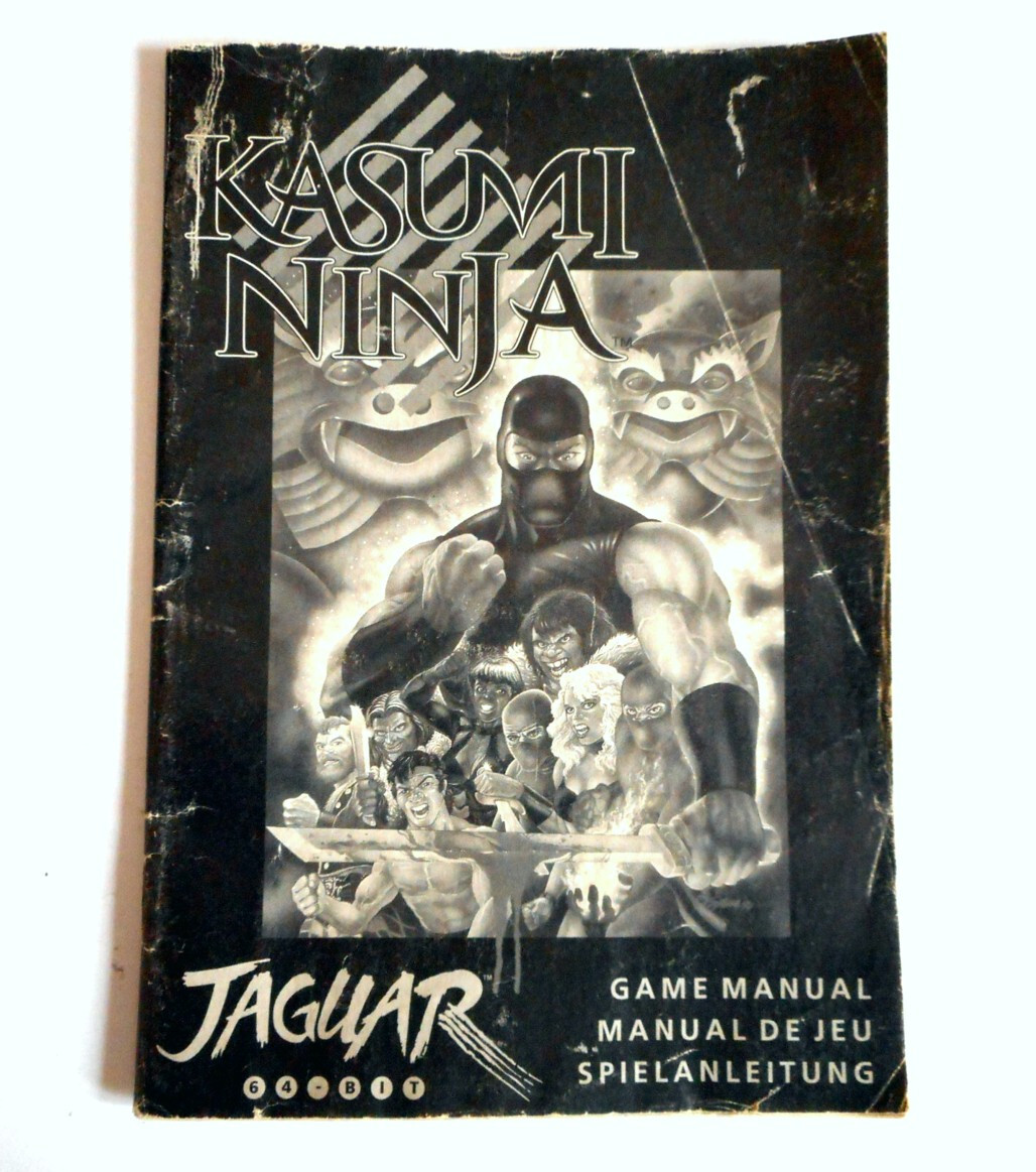 KASUMI NINJA Atari Jaguar notice manuel - Original game manual - Atari Jaguar