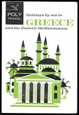1961 Poly Travel Brochure Holidays Greece Eastern Mediterranean Sea 