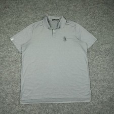 Ralph Lauren RLX Shirt Mens Extra Large Gray Golf Polo Lightweight Performance