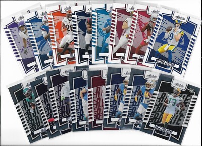 2023 Absolute Football  Black * Orange  Parallels  Complete your Set Free Ship