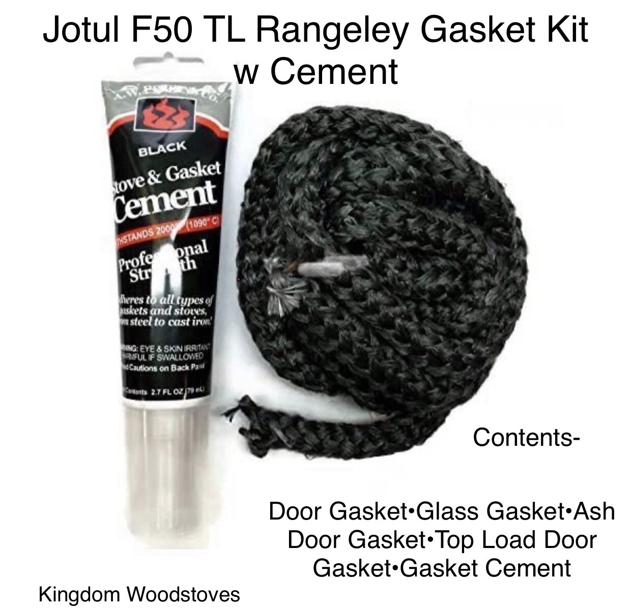 Jotul F50 TL Rangeley Wood Stove Gasket Kit w Cement *FREE Shipping!* | eBay