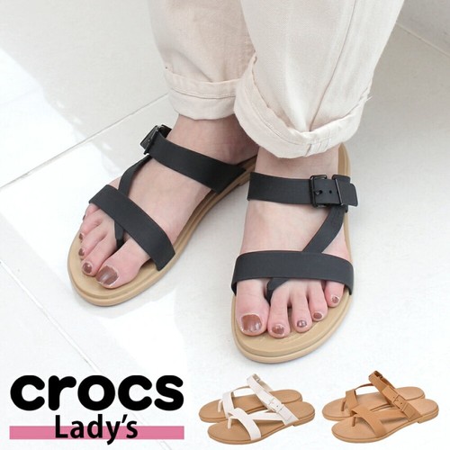 WOMEN'S CROCS TULUM TOE POST SANDALS Dark Gold Size 8 24cm | eBay