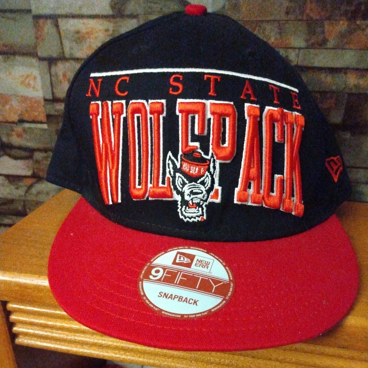 NC STATE New Era 9Fifty ONE SIZE WOLF PACK SNAPBACK 100% COTTON