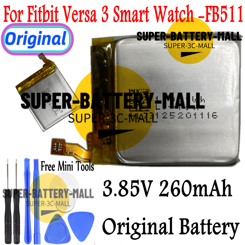 260mAh Original Battery For Fitbit Versa3 Smart Watch Fitbit FB511