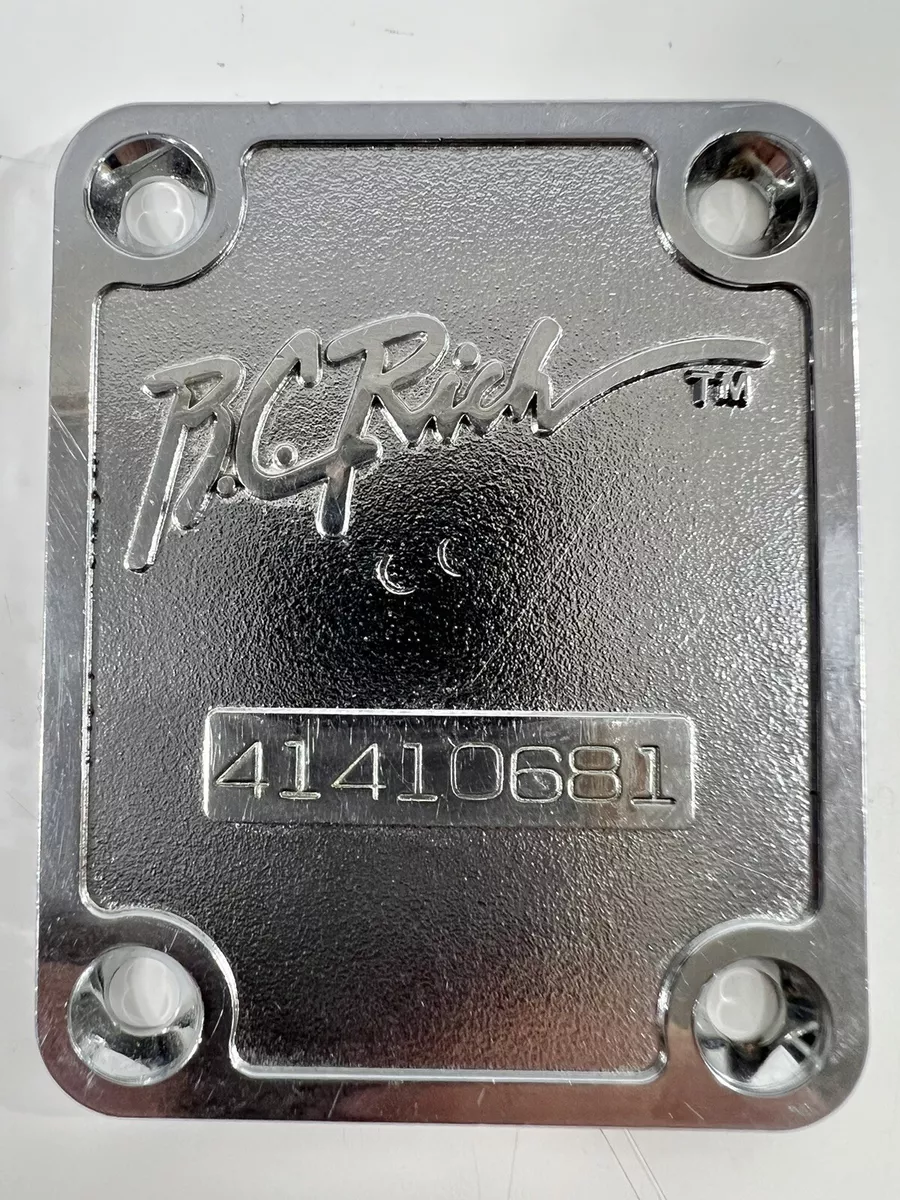 B c Rich Serial Number BC Rich Vintage Guitar Bass Neck Plate Serial Number Chrome B.C. | eBay