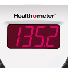 The Health o meter Digital Bathroom Scale has a maximum weight capacity of 350 l
