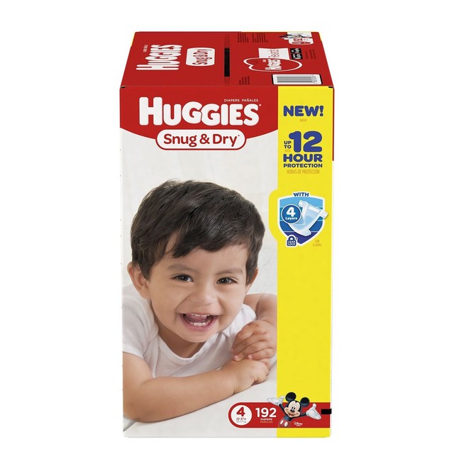Huggies Snug and Dry 36547 Size 4 Disposable Diapers 192 Count for sale online eBay
