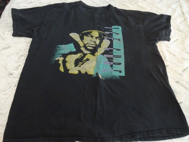 Mens Black ICE CUBE Short Sleeve Tee Shirt - SZ XL