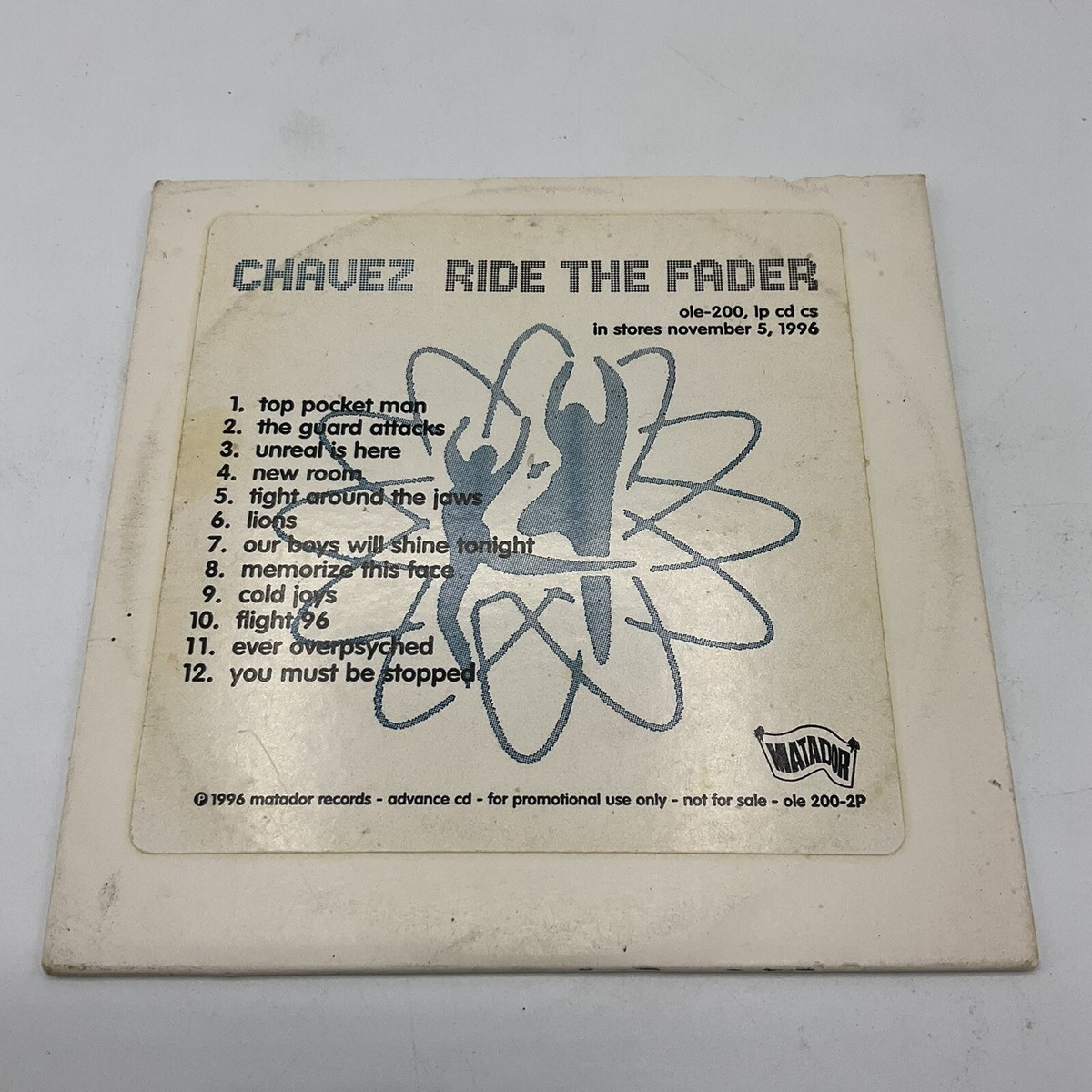 初回生産　限定　未使用品　CHAVEZ RIDE THE FADER CHAVEZ - Ride The Fader - Album CD - CLEAN Disc** - RARE
