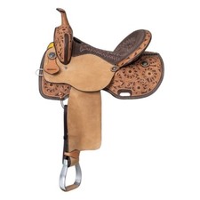 8" Kids Western Miniature Horse Trail Mini Leather Saddle Tack Set Free Shipping
