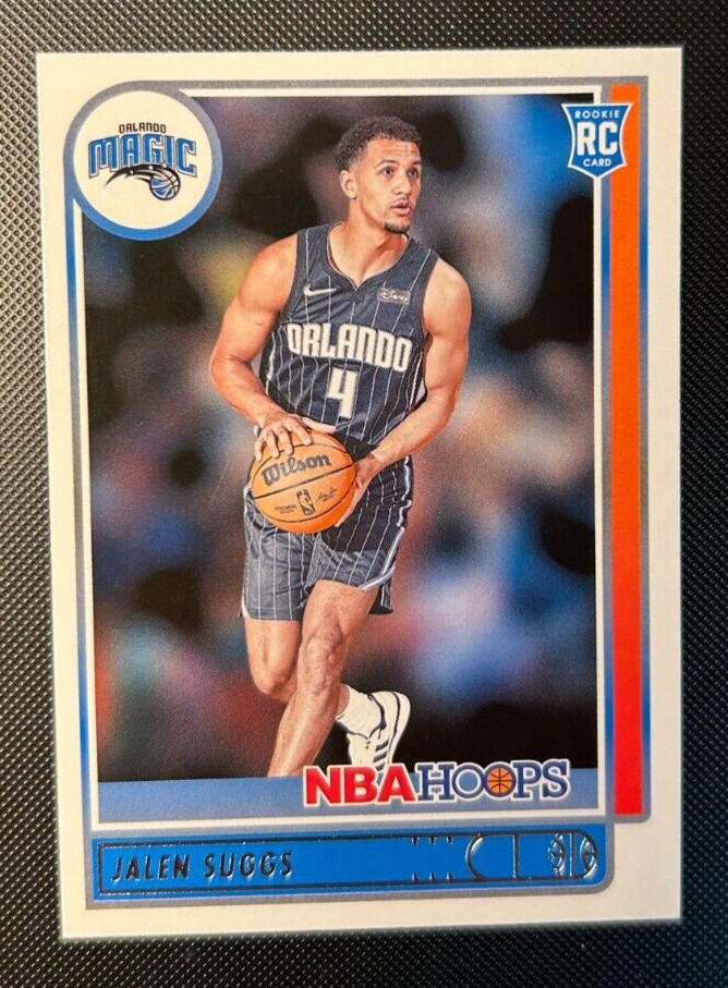 Jalen Suggs 2021-22 NBA Hoops Rookie #210 Orlando Magic RC Rookie