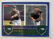 2002 Topps Future Stars Josh Hamilton and Carl Crawford #325 Rays