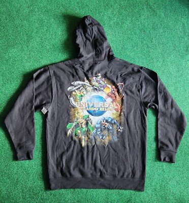 Universal Studios Resort Marvel Villa Full Zip Hooded Hoodie Jacket Mens XL