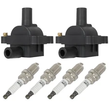 Ignition Coil set and Spark Plug Fits 1997-99 Mercedes-Benz S320 SL320 1997 3.2L