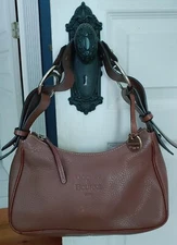 DOONEY & BOURKE 1975 Anniversary East West Hobo Shoulder Bag Tan