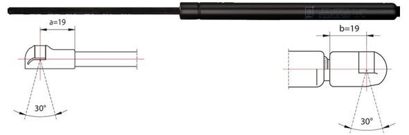 METZGER 2110341 Gas Spring, boot-/cargo area for AUDI