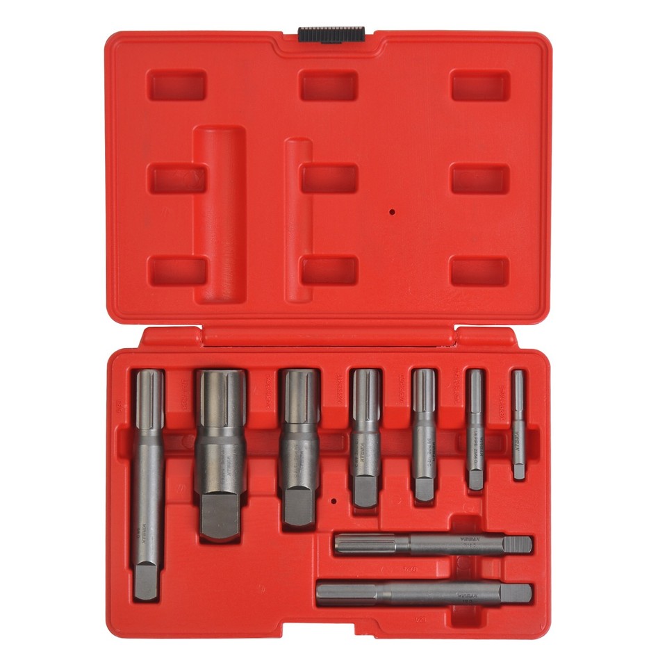1/8 in to 1 Inch Size 9 Piece Pipe Extractor Set Broken Pipe Extractors ...