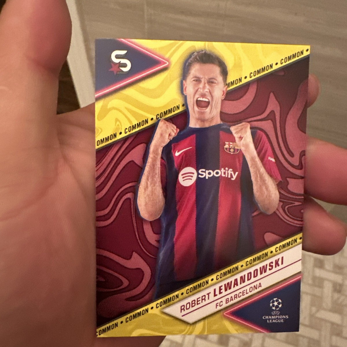 2023-2024 Topps Superstars Common Yellow Robert Lewandowski FC