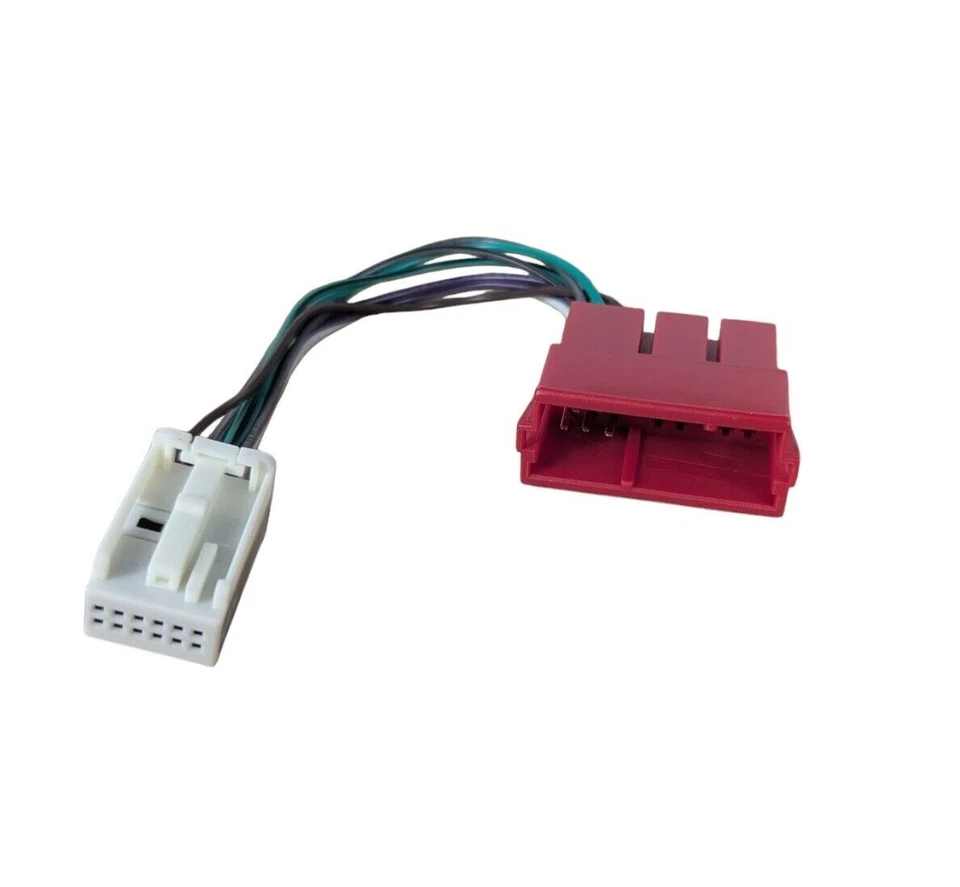 Para VW Audi Seat Skoda Adaptador Cambiador CD Cable Mini Iso Quadlock 12-Pin - Imagen 2 de 2