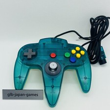 Nintendo 64 Game Controller Bros Clear Blue NUS-005 Official From Japan