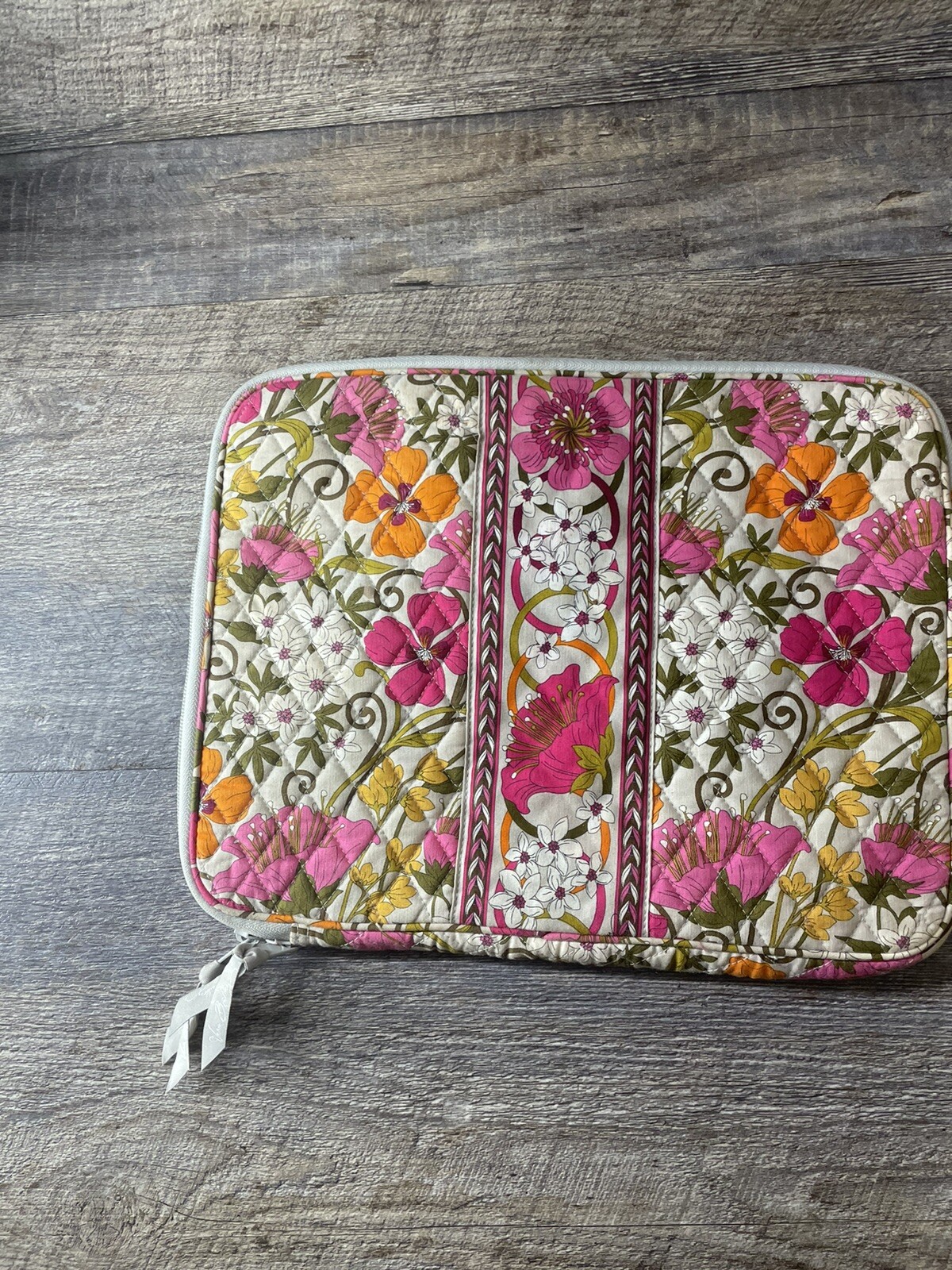 Vera Bradley Floral And Greenery Laptop Case Gem