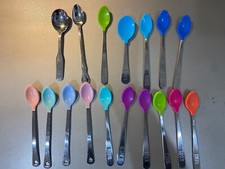 11Pc. LOT NUK Spoons 2 Silverware and  4 Munchkin Spoons
