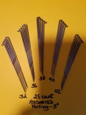 BETHANY ARTS 25- 3" FELTING NEEDLES-5 EACH-32-36-38-40-42 Fits Mushroom tools
