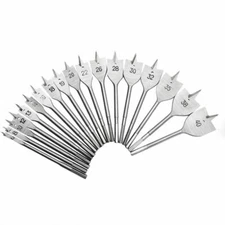 Flat Wood Drill Bit Spade Hole Saw Cutter Borer Boring Hex Shank Metric 6mm-50mm